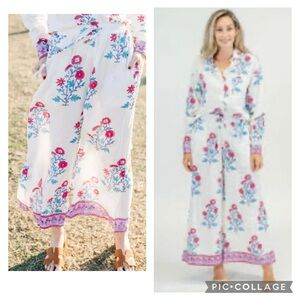 Victoria Dunn wide leg Millie pant in Bahama Breeze